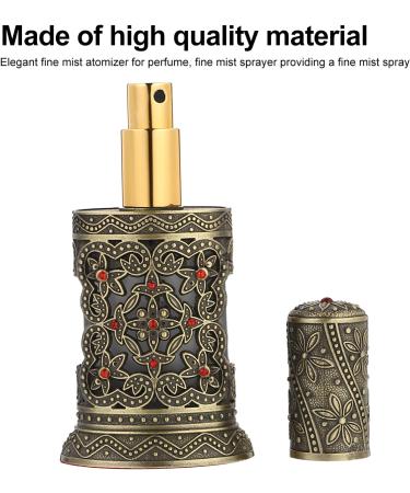 Perfume Bottle Aromatherapy Bottle Fragrance Containers Spray Essential Oil Container Vintage Glass Bottle Makeup Mister Men Ornaments Composite Material Travel Pure Dew - Buy Online on GoSupps.com