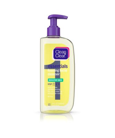 Clean & Clear Foaming Facial Cleanser Sensitive Skin 8 Ounces
