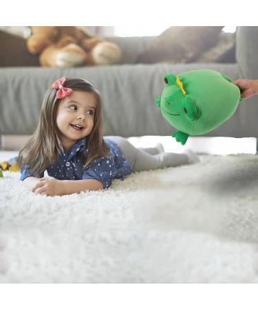 JUNERAIN Super Soft Frog Plush Stuffed Animal 30cm Emerald Green - Adorable Hugging Pillow Toy for Kids, Toddlers, Girls, Boys - Cuddly Frog Decoration - Buy Online on GoSupps.com