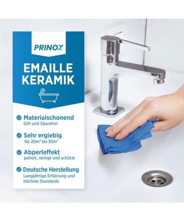 Prinox 150ml Cleaning & Polishing Paste | Professional Care for Enamel Ceramic Porcelain & Glass - Ideal for Bathroom Fittings Maintenance - Buy Online on GoSupps.com
