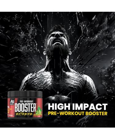 All Stars Pre-Workout Booster - Extreme Green Apple 240g | 16 Servings of Amino Acids Vitamins & Caffeine Energy Drink - Buy Online on GoSupps.com
