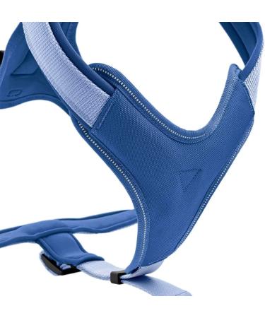 HUNTER NEOPRENE Dog Harness - Padded Nylon Adjustable M/1 (53-65 cm) - Blue | Perfect for Comfortable International Shipping - Buy Online on GoSupps.com