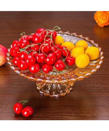 Kitchen Countertop Fruit Rack Fruit Basket Crystal Glass Fruit Bowl Decorative Centrepiece Fruit Basket Fruit Serving Bowls for Fruits Bread Vegetable Snacks Storage Fruit Trays for Party (Color : Onecolor - Buy Online on GoSupps.com