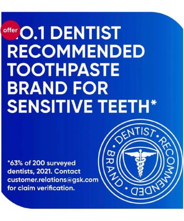 Sensodyne Repair & Protect Extra Fresh Toothpaste 75ml - Pack of 3 | Sensodyne Apple 25ml - Best for Sensitive Teeth | International Shipping Available - Buy Online on GoSupps.com