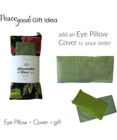 Peacegoods Lavender Eye Pillow (Pack of 8) - Weighted & Scented for Yoga, Relaxation, Sleep | USA Made Cotton, Aromatherapy - Leaf Pattern - Buy Online on GoSupps.com