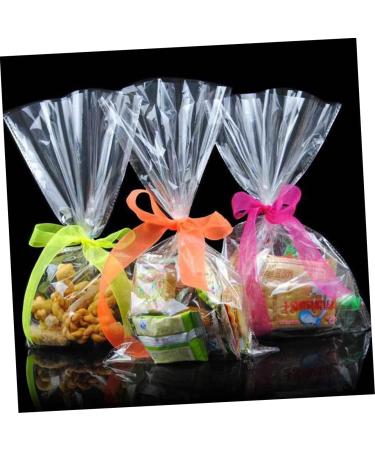 OUNONA 500 Pcs Clear Cellophane Bag Christmas Bags Party Favor Transparent Cellophane Bags Cellophane Xmas Bags Drawstring Organza Bags Large Self Sealing Bags Wrapping Bag Gift Film Bag As Shownx5pcs mediumx5pcs - Buy Online on GoSupps.com