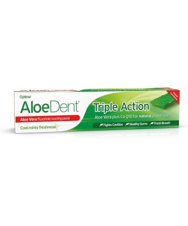  Aloe Dent Madal Bal Aloedent Triple Action Toothpaste with Fluoride 100 ml. 100 ml - Buy Online on GoSupps.com