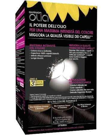 Garnier Olia permanent colouring and bleaching 3.0 Nero Naturale - Buy Online on GoSupps.com