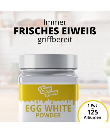 Easy Yummy Egg White Powder for Baking - 500g | 100% Pure Egg Powder for Perfect Bakes - Buy Online on GoSupps.com