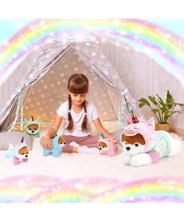 Skylety 5-Piece Plush Dog Toy Set | Cuddly Unicorn Puppy & Mini Dogs | Perfect Gift for Birthdays Christmas & Children's Day - Buy Online on GoSupps.com