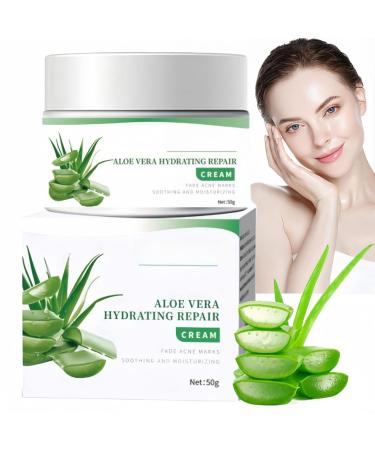 Aloe Vera Gel Face Cream Aloe Vera Moisturiser Aloe Vera Hydrating Face Cream Aloe Vera Face Moisturizer for Women Natural Aloe Cream For Dry Skin Acne Smoothing Face Cream Aloe Vera Cream Antiwrinkle