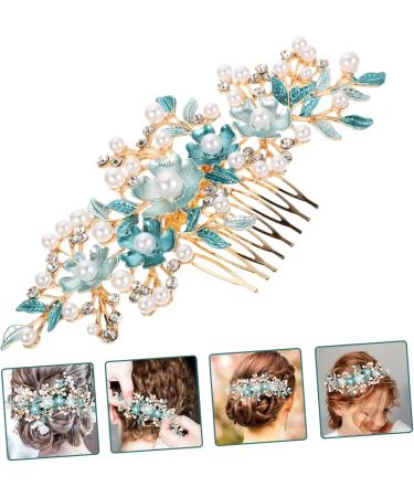 Hair Plug Hair Clip Rhinestone Bobby Pins Hair Barrettes Hair Pin Flower Hair Comb Tiaras for Hair Accessories for Women Wedding Bride Hairpin Women Headpiece Women Headdress Beatifufu - Buy Online on GoSupps.com