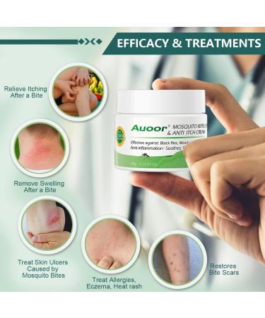 Anti Itch Cream 12-Hour Protection | Prevents Bites & Soothes Itching | For Kids & Outdoor Use - 2.12oz - Buy Online on GoSupps.com