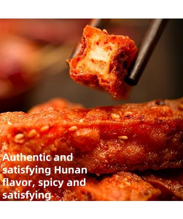 MKSDDF Chinese snacks Asian snacks spicy dried tofu spicy latiao strips tiger skin dried tofu soy products 13 g* 20 packs mixed pack Mixed pack - Buy Online on GoSupps.com