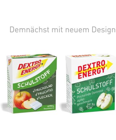 Dextro Energy School Apple 50g - Sparkling Glucose for Quick Energy Perfectly Portion 1 Pack - Buy Online on GoSupps.com