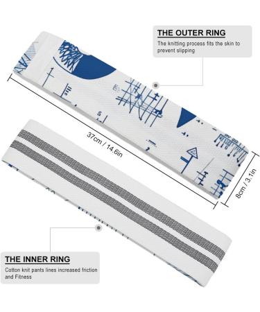 Buy Resistance Bands - Stretch & Flex with Premium Exercise Bands Featuring Blue Lines | International Shipping - Buy Online on GoSupps.com