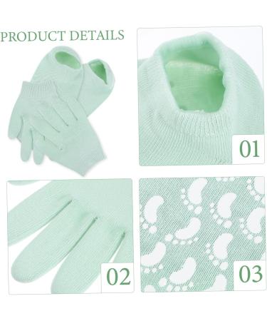  POPETPOP POPETPOP Moisturizing Socks for Women and Men Pack of 4 Gel Socks for Dry Hands and Feet Random Color - Buy Online on GoSupps.com