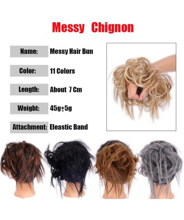 Messy Bun Hair Piece for Women Synthetic Tousled Updo Messy Bun Hair Pieces Hair Scrunchies Extensions with Elastic Band Ponytails Hair Extensions for Women Fake Hair Accessories for Women Girls Pink - Buy Online on GoSupps.com