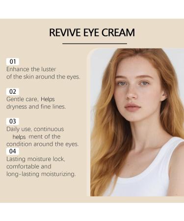  WRANBAO Revive Eye Contour Serum Retinol Anti-Wrinkle Firming Eye Cream Reduces Wrinkles & Fine Lines Anti-Aging Eye Care Face & Neck Moisturizer (2pcs) - Buy Online on GoSupps.com