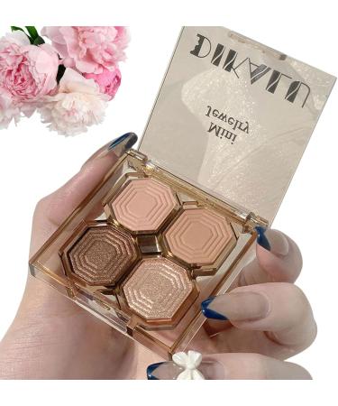 XGZ Eyeshadow Makeup Shimmer Glitter Eye Shadow Long Lasting Self-Adhesive Eye Shadow Neutral Cosmetic Eye Shadow 4 Colors - Buy Online on GoSupps.com