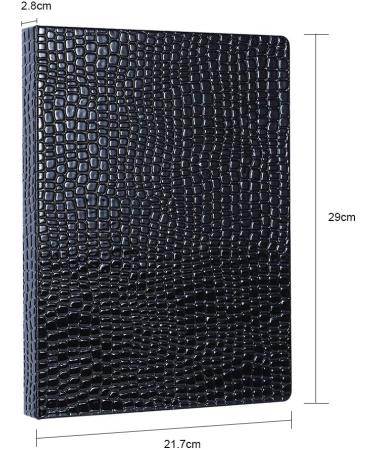 BNG Nail Display Book - 216 Color Nail Gel Polish Chart in Black Leather Book | Nail Art Salon Design Display with 240 Pcs False Nails Tips - Buy Online on GoSupps.com