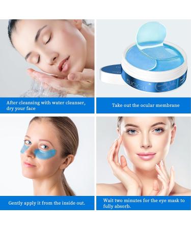 Brightening Under Eye Patches (64 pcs) - Hydrating Hyaluronic Acid Masks for Puffy Eyes Dark Circles & Wrinkle Reduction - Cooling Eye Care Solution - Buy Online on GoSupps.com