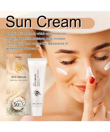 Organic Rice & Probiotics Sunscreen SPF 50 | Non-Greasy UV Defense for All Skin Types - Buy Online on GoSupps.com