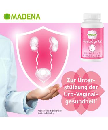 Madena Probiogyn Uro - Lactic Acid Bacteria & Bifidobacteria for Vaginal Flora with Cranberry & Biotin | International Shipping - Buy Online on GoSupps.com