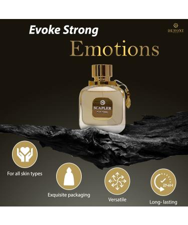 Dumont Scapler Women 3.4 Eau De Parfum - long-lasting fragrance an enigmatic perfume for women and an ideal gift for her this season - Buy Online on GoSupps.com