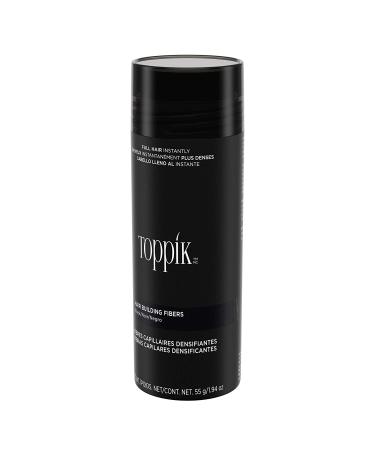 Toppik Hair Building Fibers 55g - Instantly Thicker & Fuller Hair - 9 Shades - Black - Buy Online on GoSupps.com