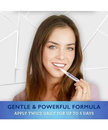 Mentadent Teeth Whitening Pen (2 Pens) - Enamel Safe Stain Remover for a Beautiful Smile - Non-Toxic & Effective Formula - Easy, Painless, and Travel-Friendly - Buy Online on GoSupps.com