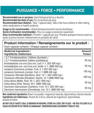 Tested Nutrition Tested Water Loss | Temporary Diuretic Usage for Natural Water Retention Balance & Reduced Bloat | Just One Capsule A Day | 100 Servings (100 Vegetarian Capsules) - Buy Online on GoSupps.com