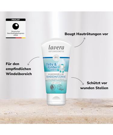 Lavera Baby & Children Diaper Cream - Pack of 4 (4x50ml) | Gentle Skin Care for Babies | Fast International Shipping - Buy Online on GoSupps.com