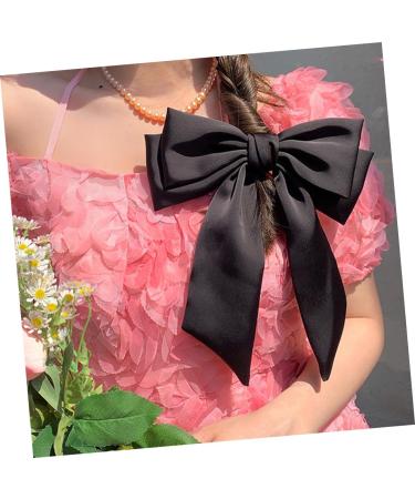 Bow Hairpin Hair Pin Hair Clip Bobby Pins Black Ponytail Clip Hair Bows for Teens Big Hair Bows Hair Barrettes for Women Hair Ribbon Bow Large Hair Bows Alloy 3 Alligator Clip Miss - Buy Online on GoSupps.com