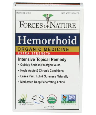 FORCES OF NATURE Organic Hemorrhoid Control Extra Strength 0.37 OZ