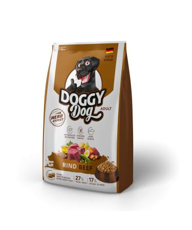 Doggy Dog Dry Food for Adult Dogs, Grain Free, with Salmon Oil, 10 kg, Made in Germany