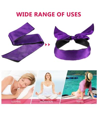 Healifty 6Pcs Satin Eye Mask Blindfold Set for Sleep, Play, Meditation - Soft Blindfold for Adults, Couples, Lovers - Buy Online on GoSupps.com