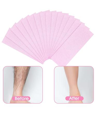 Molain 100-Piece Pink Wax Strips for Facial and Body Hair Removal - Non-Woven Epilating Wax Strip Paper - Buy Online on GoSupps.com