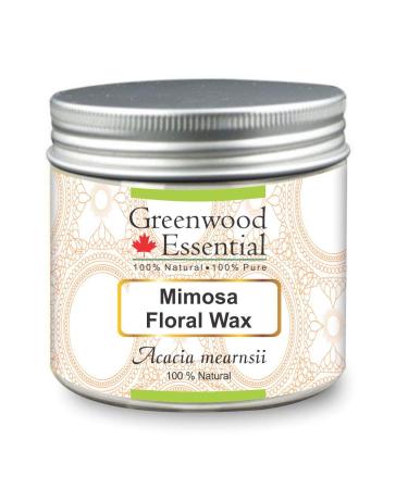 Greenwood Essential Pure Mimosa Floral Wax (Acacia mearnsii) 100% Natural Therapeutic Grade 100gm (3.5 oz)
