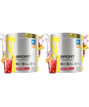 Cellucor C4 Pre Workout Powder, Fruit Punch | NSF Certified for Sport | 30 Servings | Pack of 2