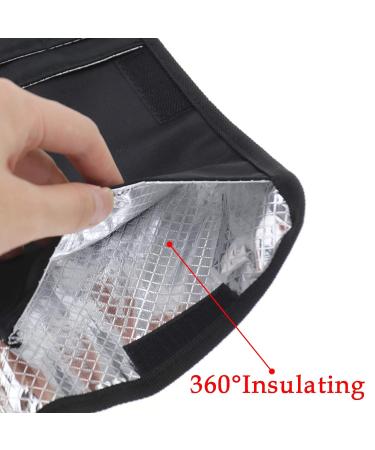 Buy Insulated Curling Iron Pouch - Heat-Resistant Organizer for Hair Straighteners | Durable & Lightweight - Buy Online on GoSupps.com