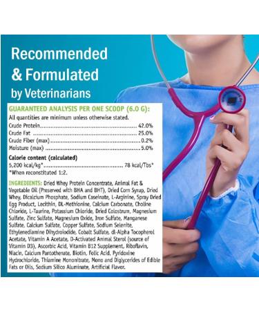 Vet Worthy Milk Replacement for Cats - Milk Formula Replacer for Puppies  Pregnant  Lactating  Elderly or Recovering Dogs - Enriched with Colostrum  Whey Protein  Vitamins  and Minerals - 12 oz - Buy Online on GoSupps.com