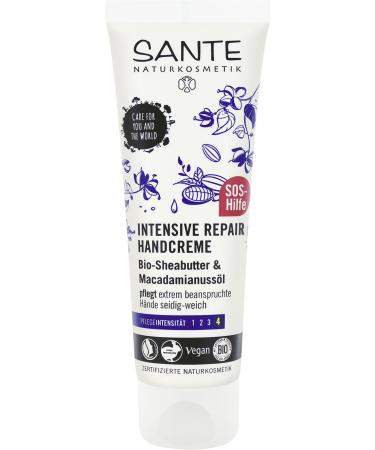 Sante Naturkosmetik SANTE Naturkosmetik Intensive Repair Hand Cream for overworked hands natural hand care vegan 75 ml