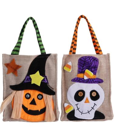 STOBAZA Halloween Candy Pouch 4 Pcs Halloween Candy Bag Candy Bags Girl Outfit Kid Pouch Child Decorative Items Bulk - Buy Online on GoSupps.com