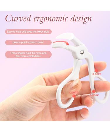 Wide-Angle & Partial Eyelash Curler Combo Set with 2 Silicone Pads - Comfortable Grip for 24-Hour Curling | Shop Now - Buy Online on GoSupps.com