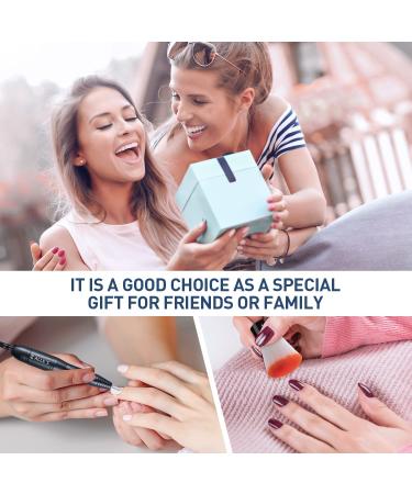 Buy Portable Nail Miller - 20 000 RPM Electric Nail Cutter Drill Kit for Gel Nails | Perfect Gift for Girls - Buy Online on GoSupps.com