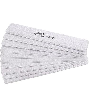 PANA Jumbo Double-Sided Emery Nail File - Zebra Design (Grit 100/100) - 50 Pack - Buy Online on GoSupps.com