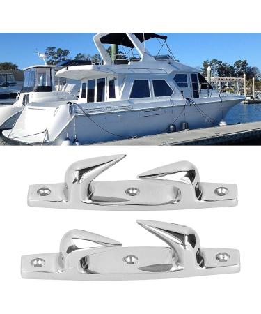 2pcs 4.69in 316 Stainless Steel Boat Bow Chocks - Marine Yacht Mooring Cleats - Buy Online on GoSupps.com