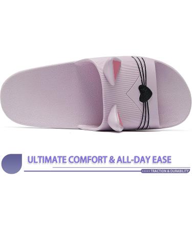 Vunavueya Shower & Bathing Shoes | Flip-Flops for Kids & Adults | Stylish Violet Slippers for Beach & Home | Sizes 30-44 EU - Buy Online on GoSupps.com