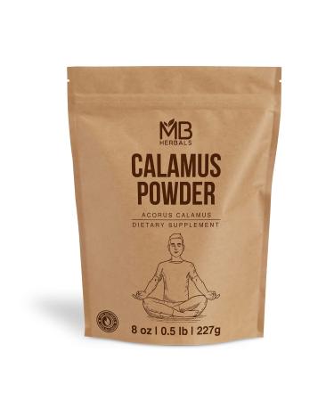 MB Herbals Calamus Powder 227G (0.5 lb / 8 oz) | Vacha Powder | Acorus Calamus Root Powder | Sweet Flag | Vasambu